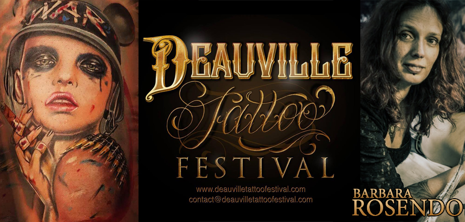 barbara rosendo convention deauville tattoo festival tatouage realiste portrait realistic